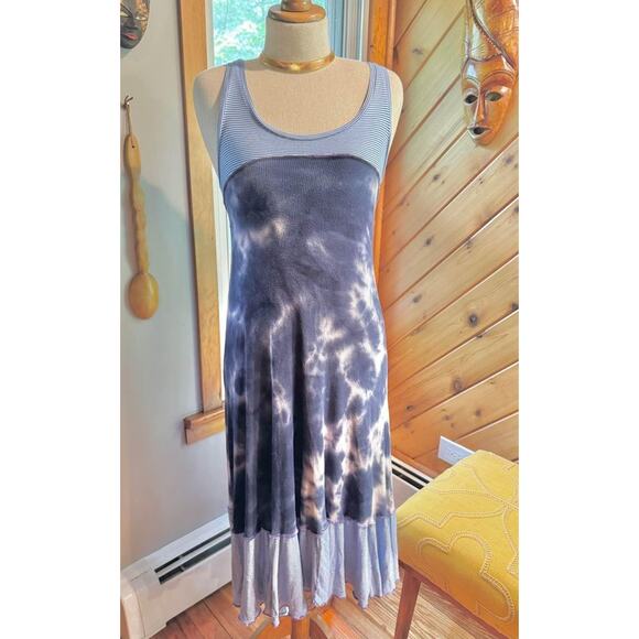 Handmade Upcycled Tie Dye Summer Sun Dress by Jeorjia Shea - Picture 7 of 10